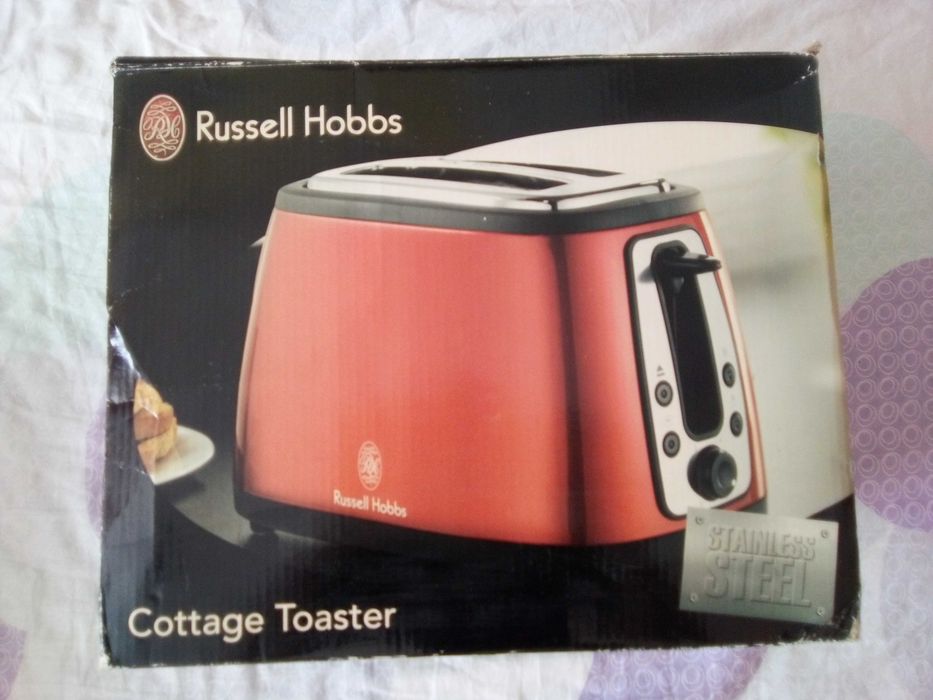 Prajitor de paine Russell Hobbs 18260-57, 2 felii, rosu