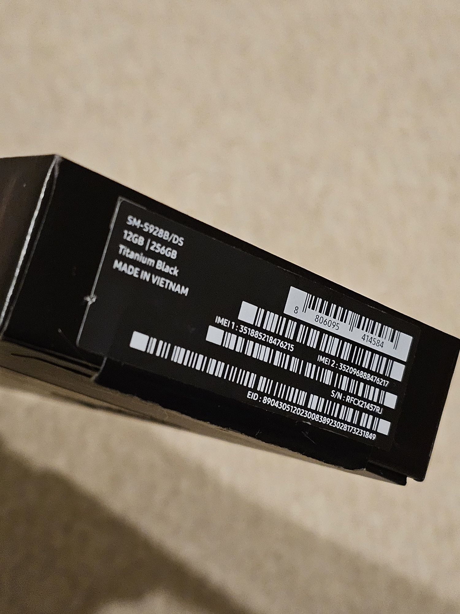 Samsung S24 Ultra 256gb  12gb Ram Titanium Black