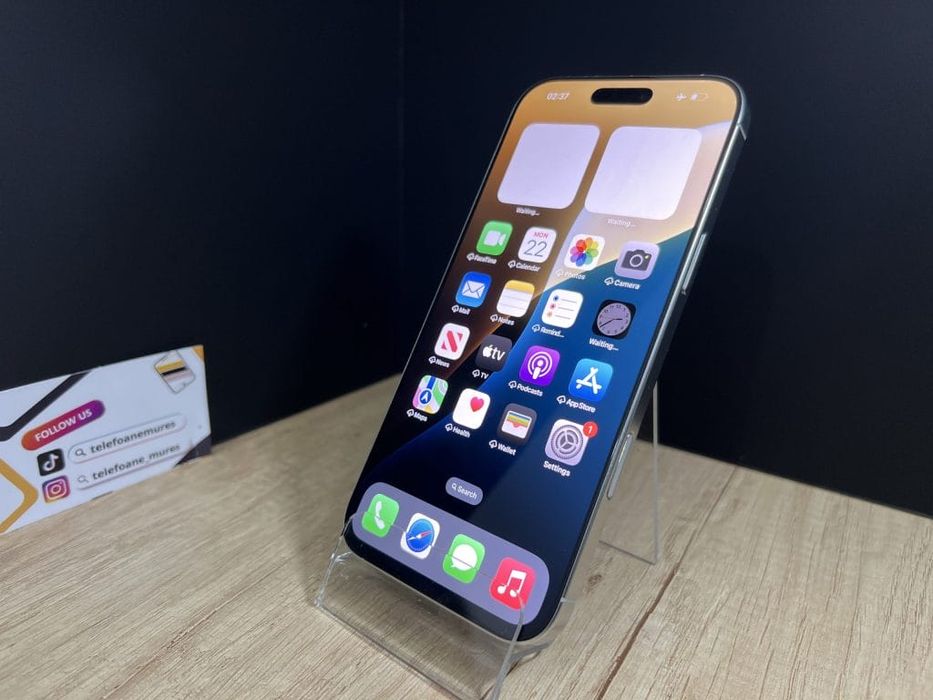Iphone 16 Pro Max 256Gb White Titanium 3 ani garanție, Telefoane Mureș