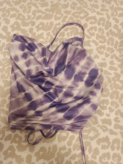 Top mov fără bretele Shein