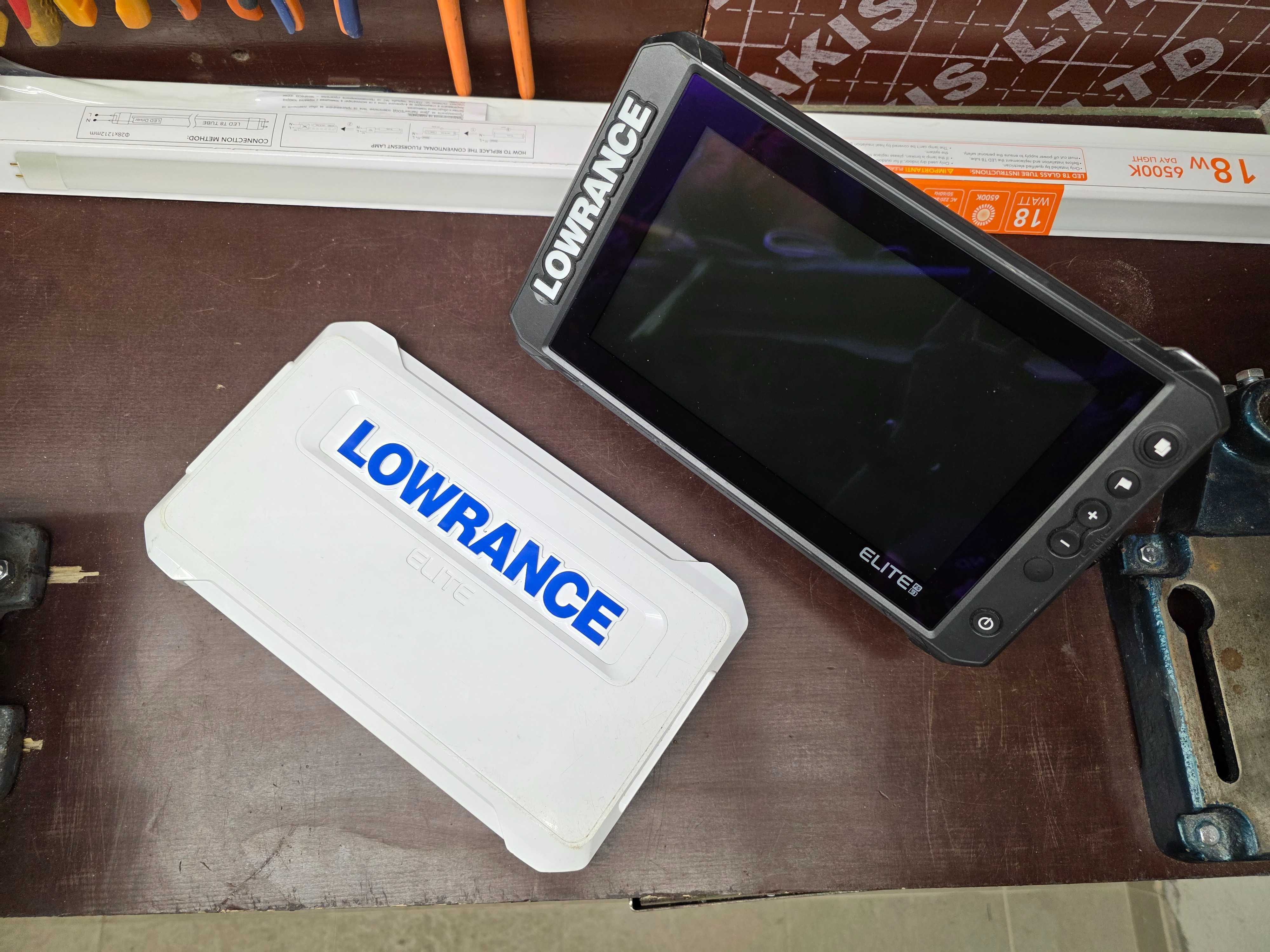 Сонар Lowrance Elite FS 9 + Сонда 3-в-1