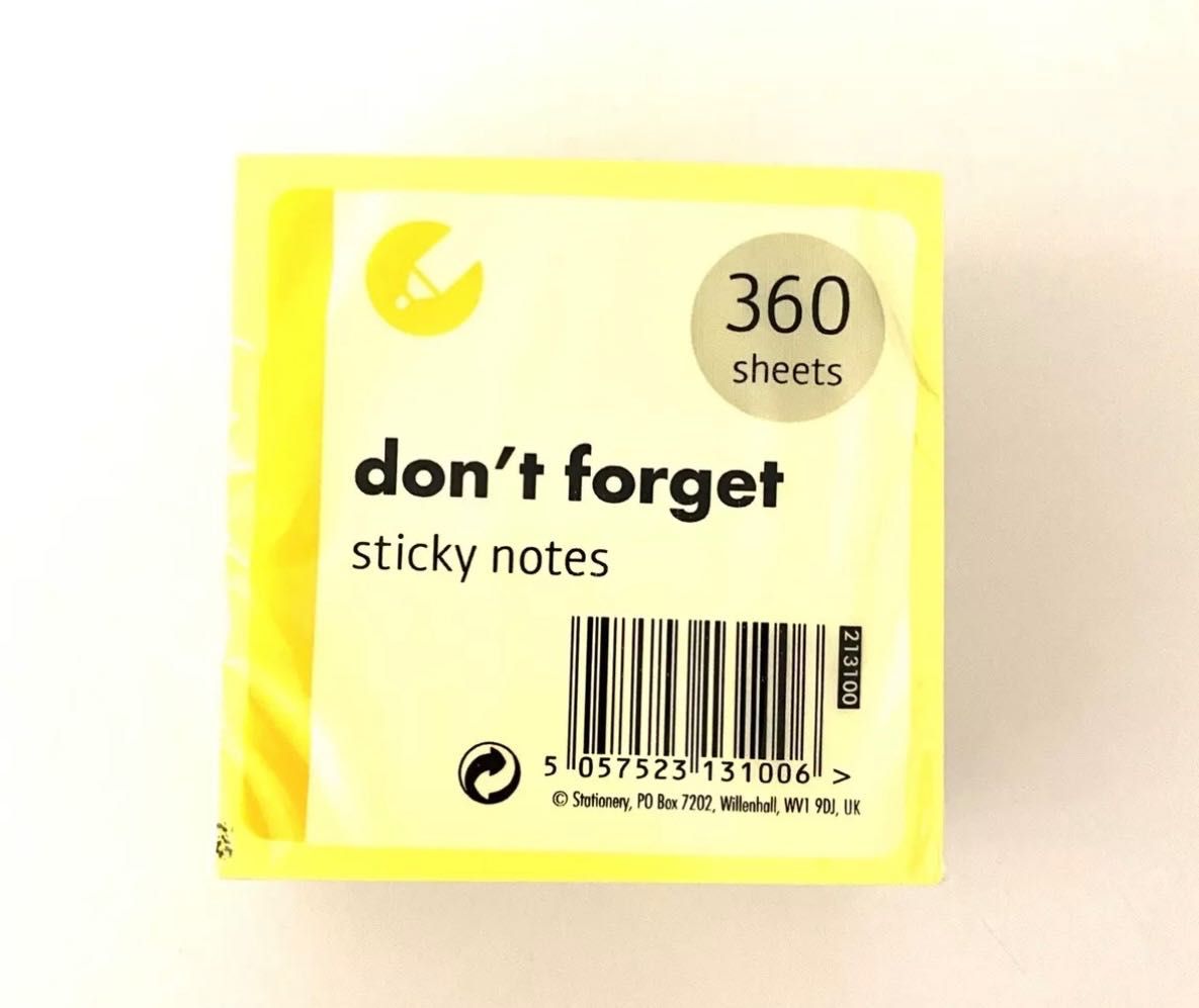 Разноцветни Самозалепващи Неон Листчета Sticky Notes 360 броя
