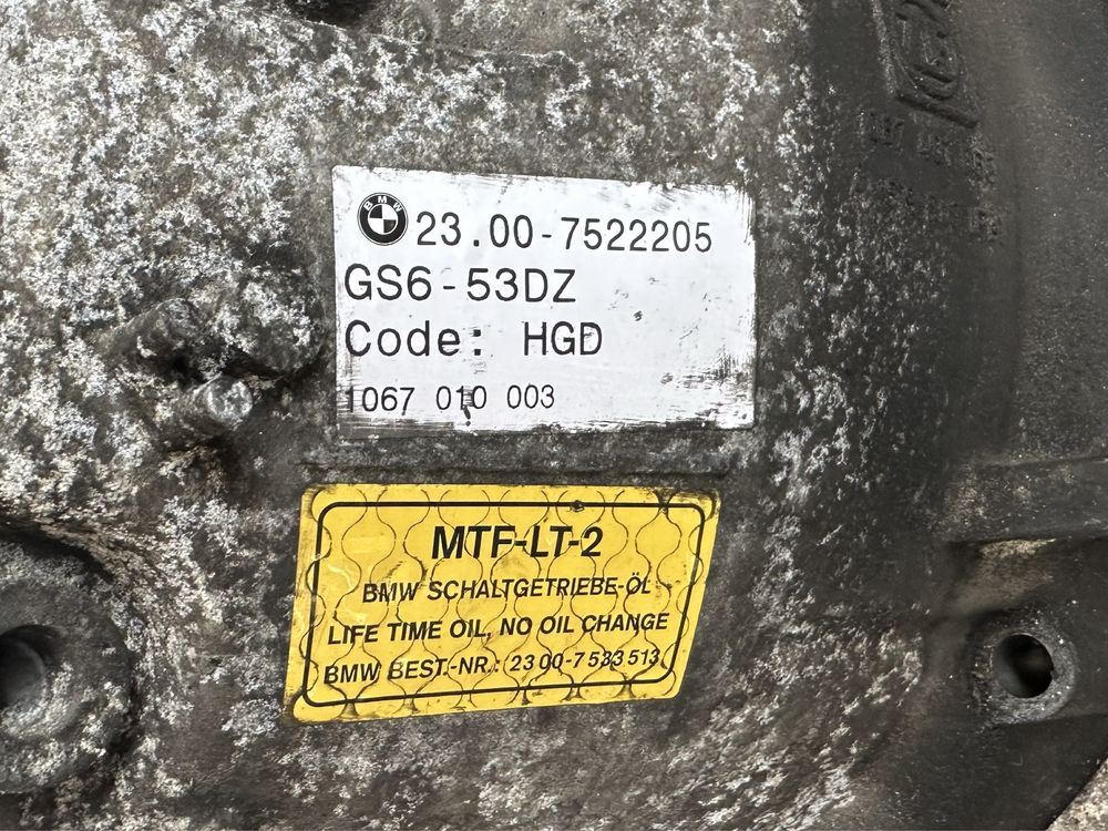 GS6-53DZ ръчна скоростна кутия BMW E60,E61,E87,E81,F10,F11,E83