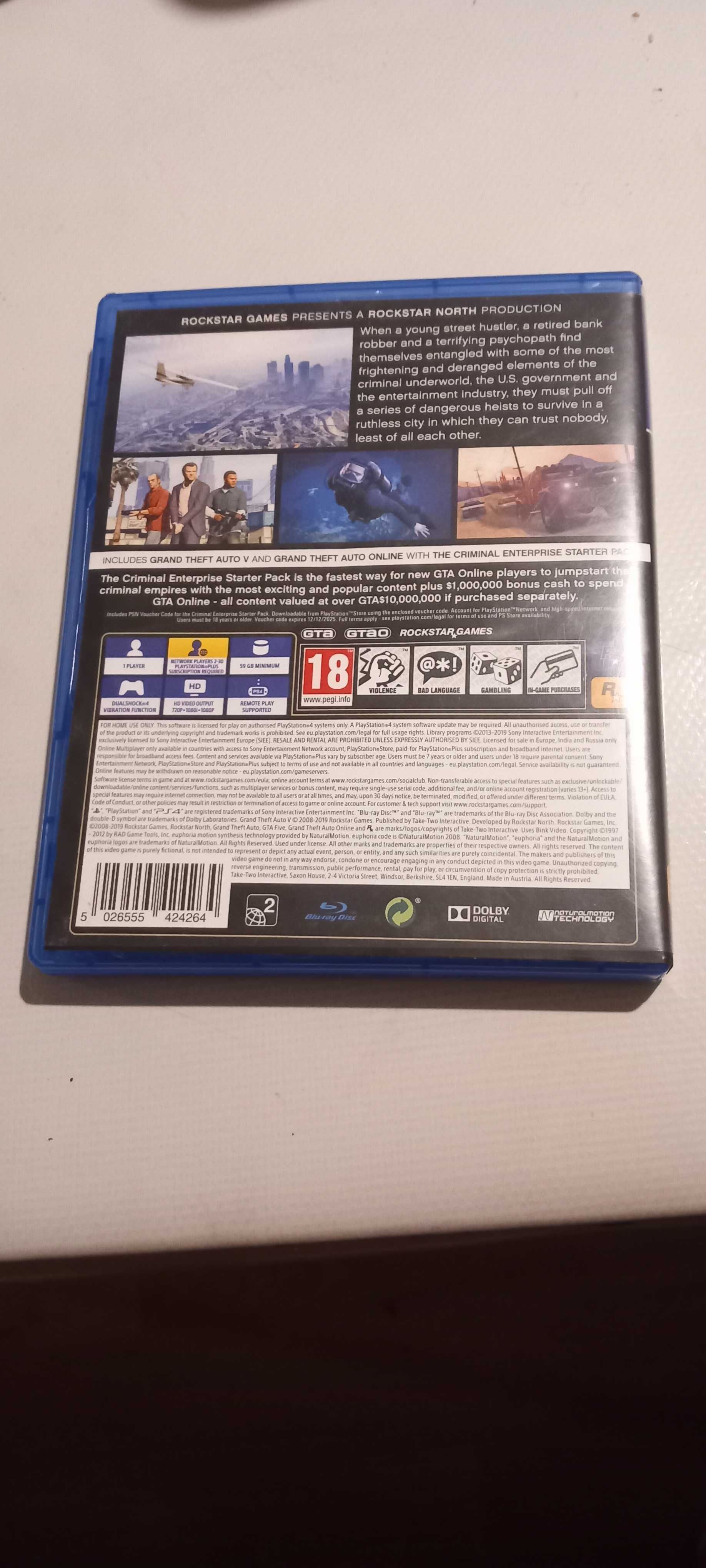 Grand theft auto V premium edition ps4