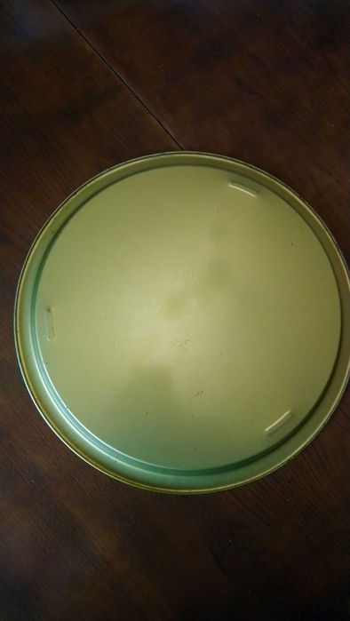 Метален поднос с изображение на птици