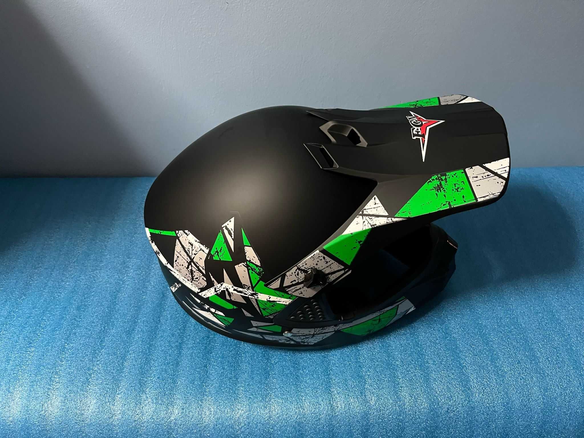 Casca Moto Enduro Cross Downhill ATV S M Cagula Cadou