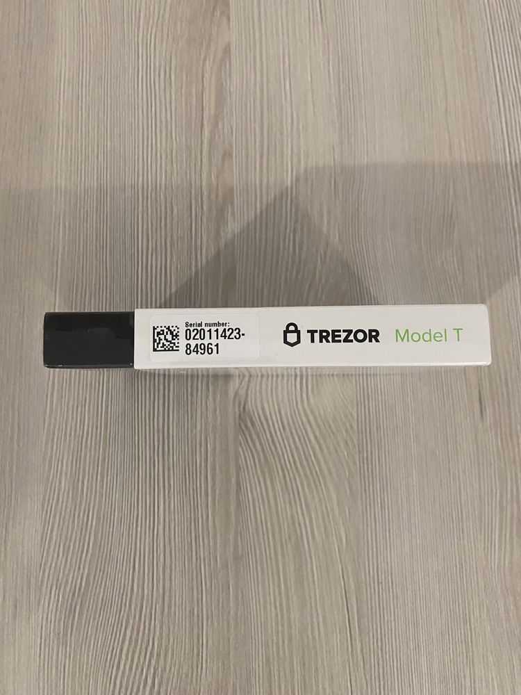 Trezor Model T cold storage