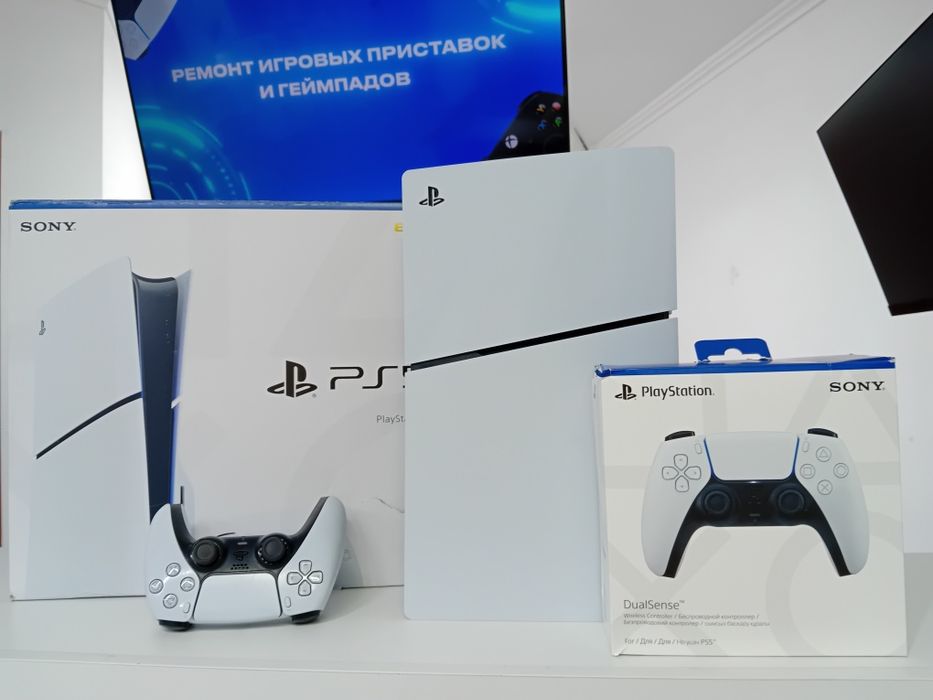 Playstation 5 Slim в идеально состоянии +3игры в подарок
