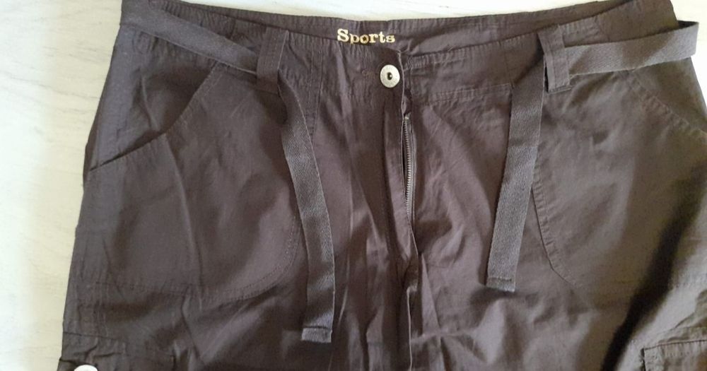 Pantaloni sport maro