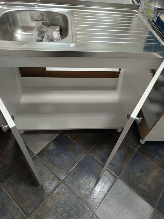 Нов кухненски шкаф с мивка 100/60 за кухня