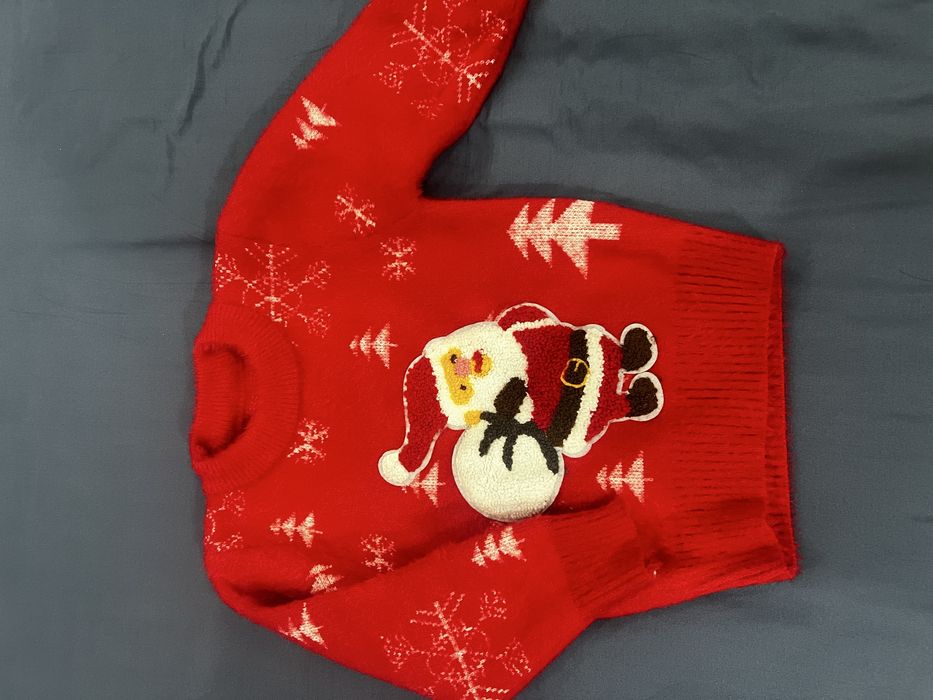 Новогодняя кофта детская уни!