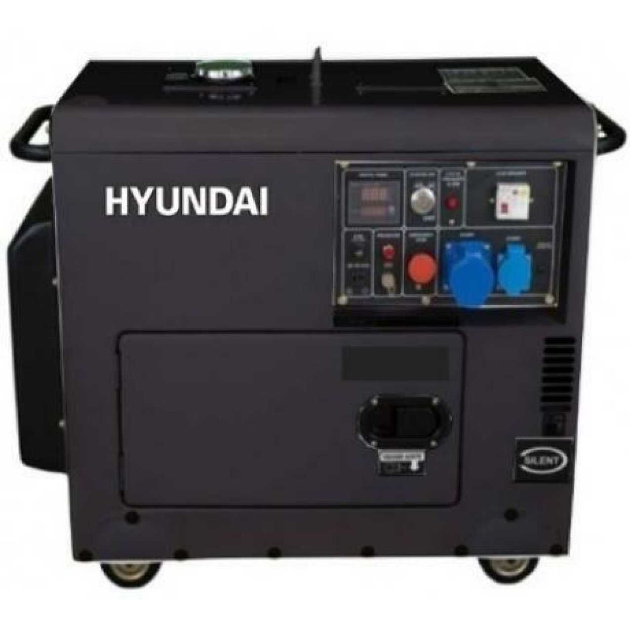 Generator de curent 400V electric diesel Hyundai DHY8601SE-T 12CP/380V