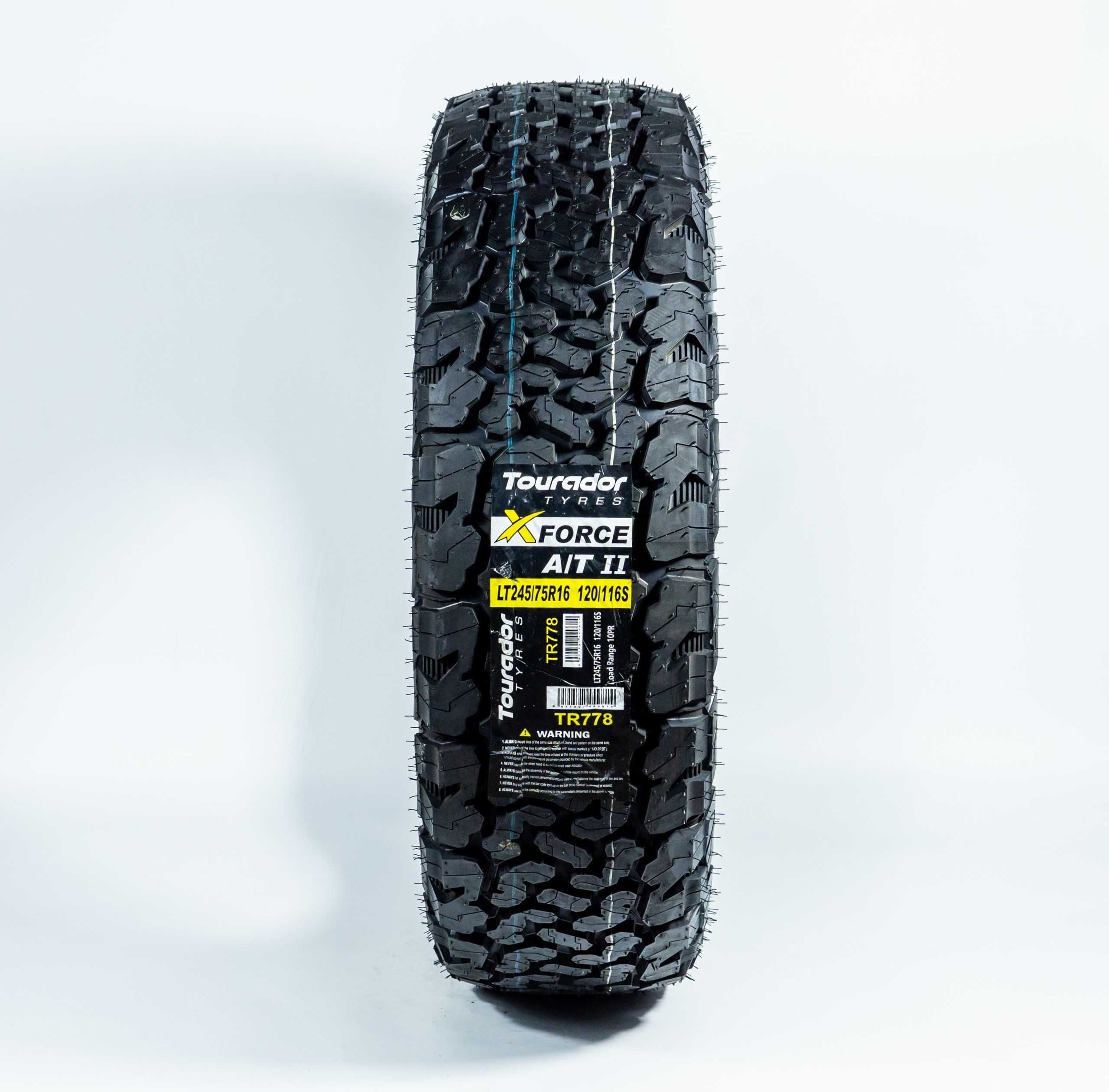 LT245/75R16	120/116S 10PR  — Tourador X FORCE A/T-II