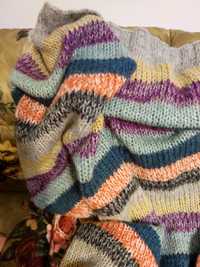 Pătură tricotata manual