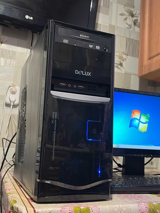 Продам компьютер в комплекте (монитор+системный блок+клавиатура+мышка)