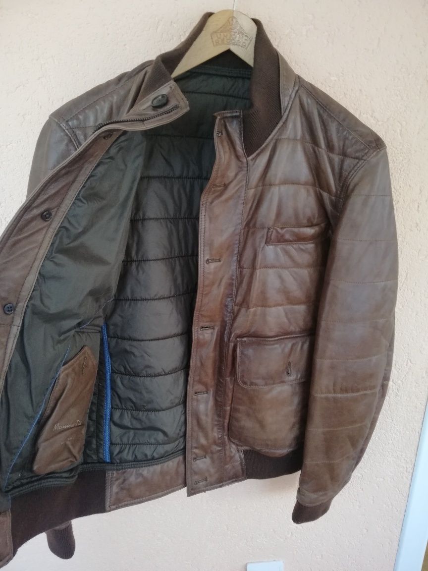 Geaca piele bărbati Massimo Dutti M