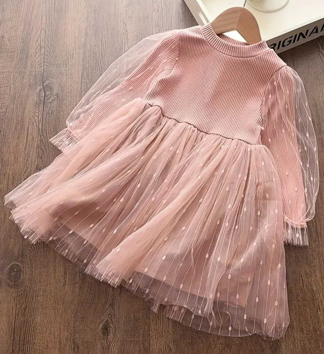 Rochie eleganta roz pudră