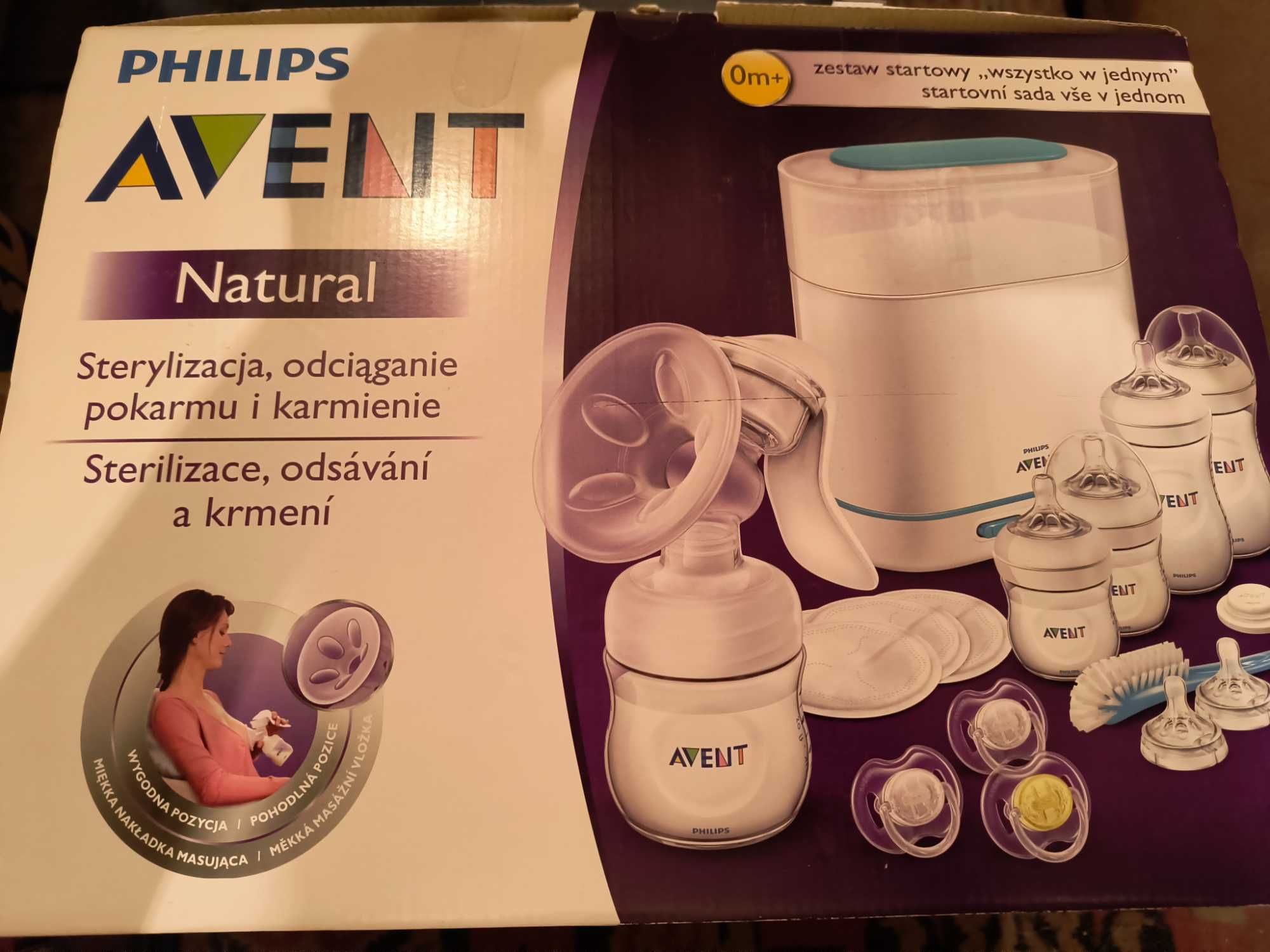 Philips Avent
Комплект ръчна помпа за кърма със стерилизатор
