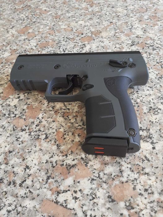 Pistol Airsoft AutoAparare BYRNA HD=>28j cal.68 Legal BileDeCauciuc