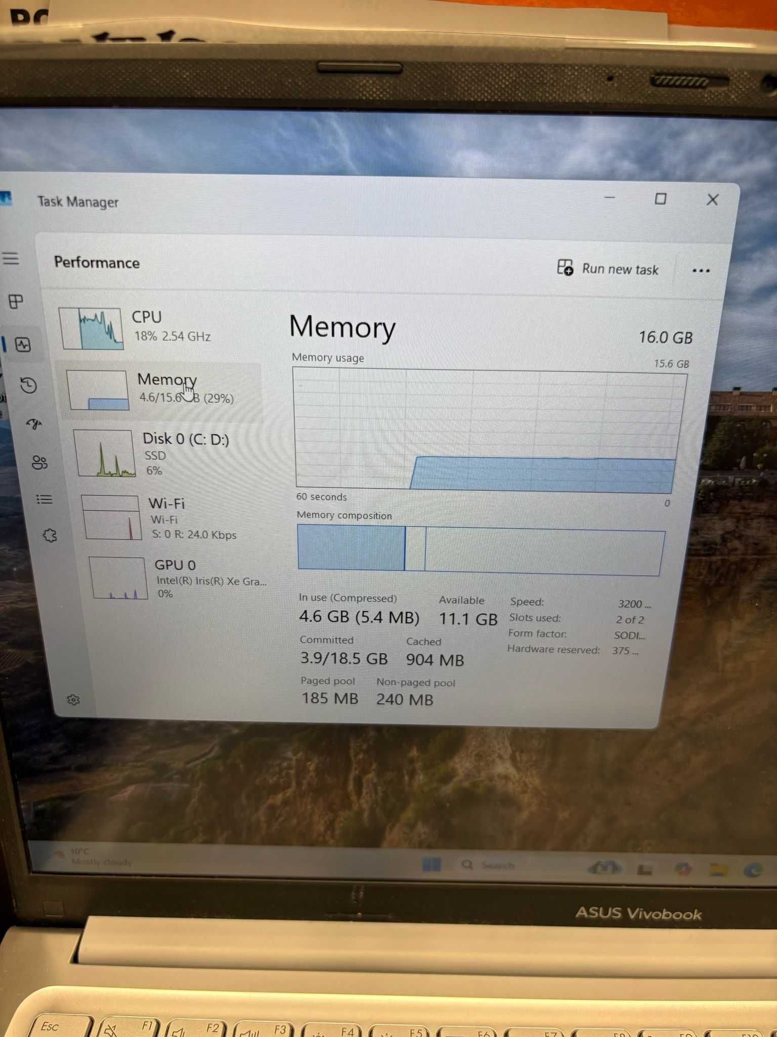 HOPE AMANET P2-Asus vivobook X1504YA I5 gen 13/512 SSD/16 GB RAM