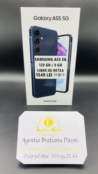 Samsung a55 5g 128/8 gb liber de retea cod produs 13368