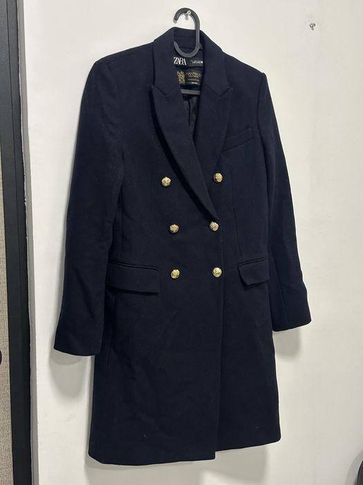 Palton Zara Manteco, lana alpaca