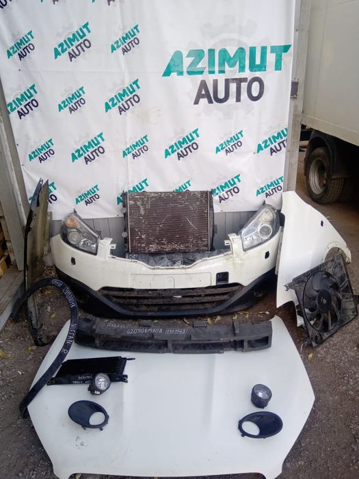 Ноускат nissan qashqai j10 кашкай бампер, решетка, фарa, капот, крыло,