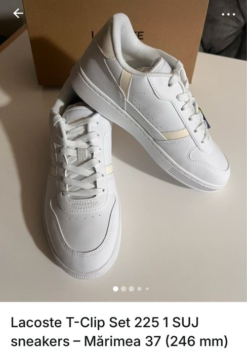Adidași originali Lacoste – mărimi 37 și 38