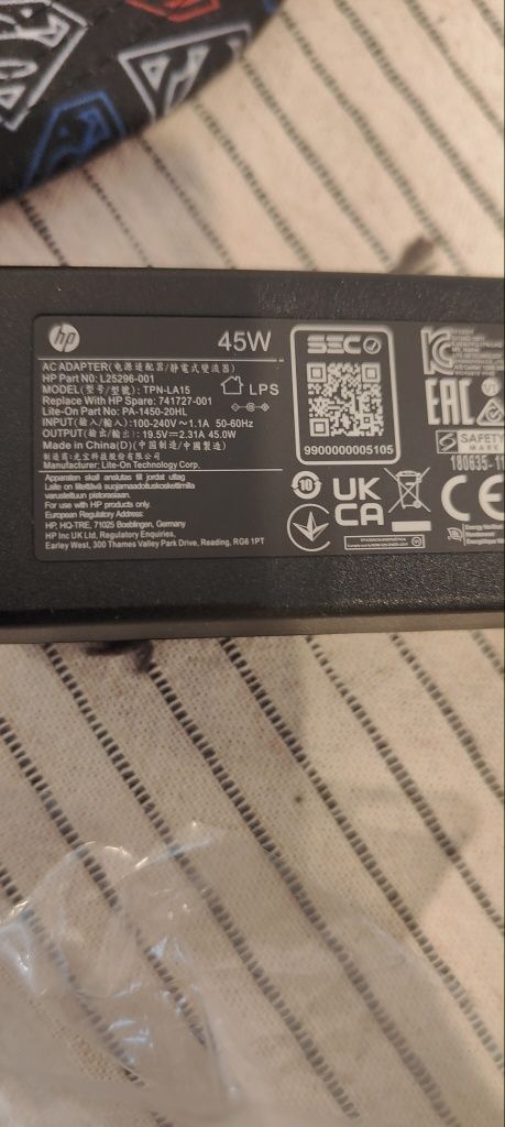 Încărcător laptop HP 45W 19.5V nou