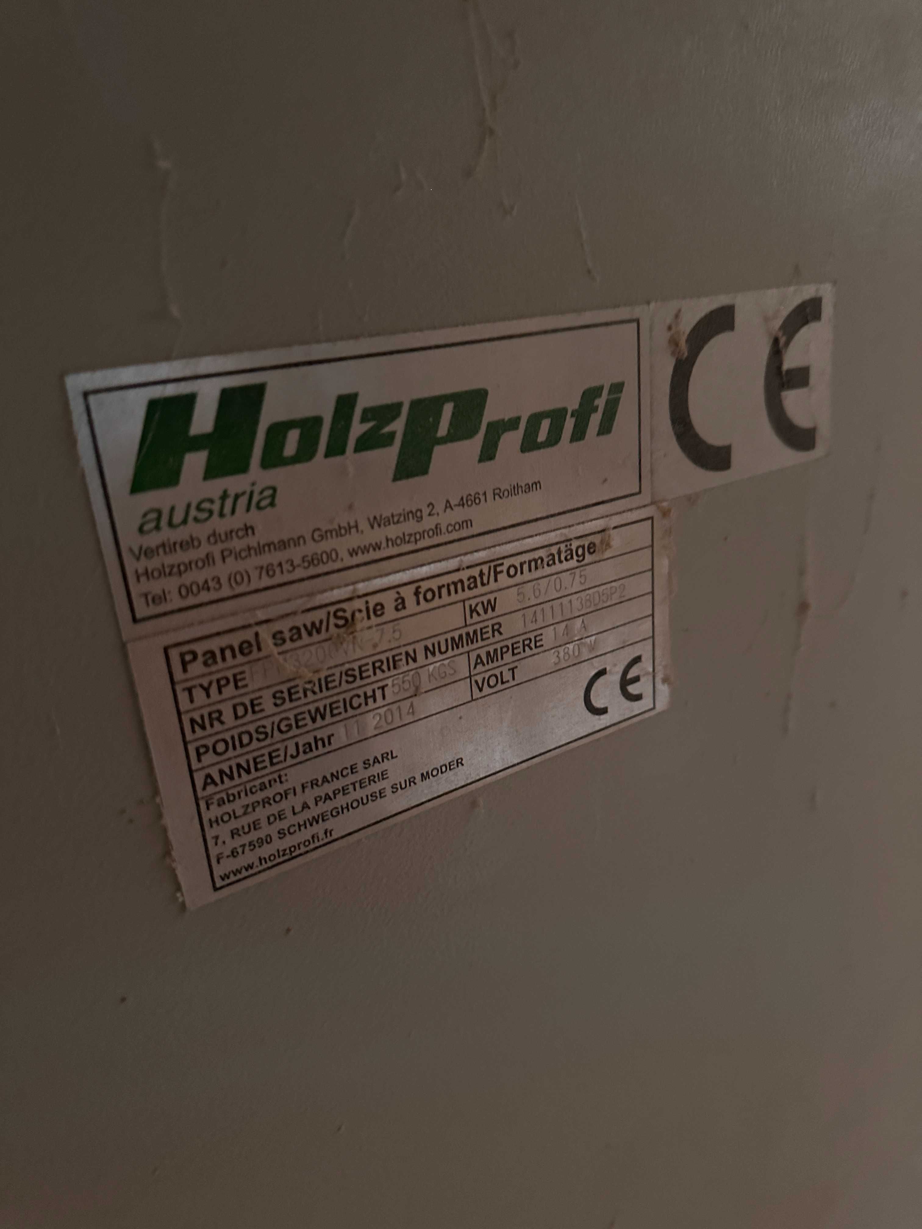 Circular lemn HolzProfi F3200-75 Austria cu incizor – stare impecabilă