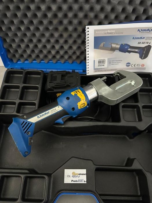 Klauke EK50/18 , Cleste de sertizat cabluri -N2-