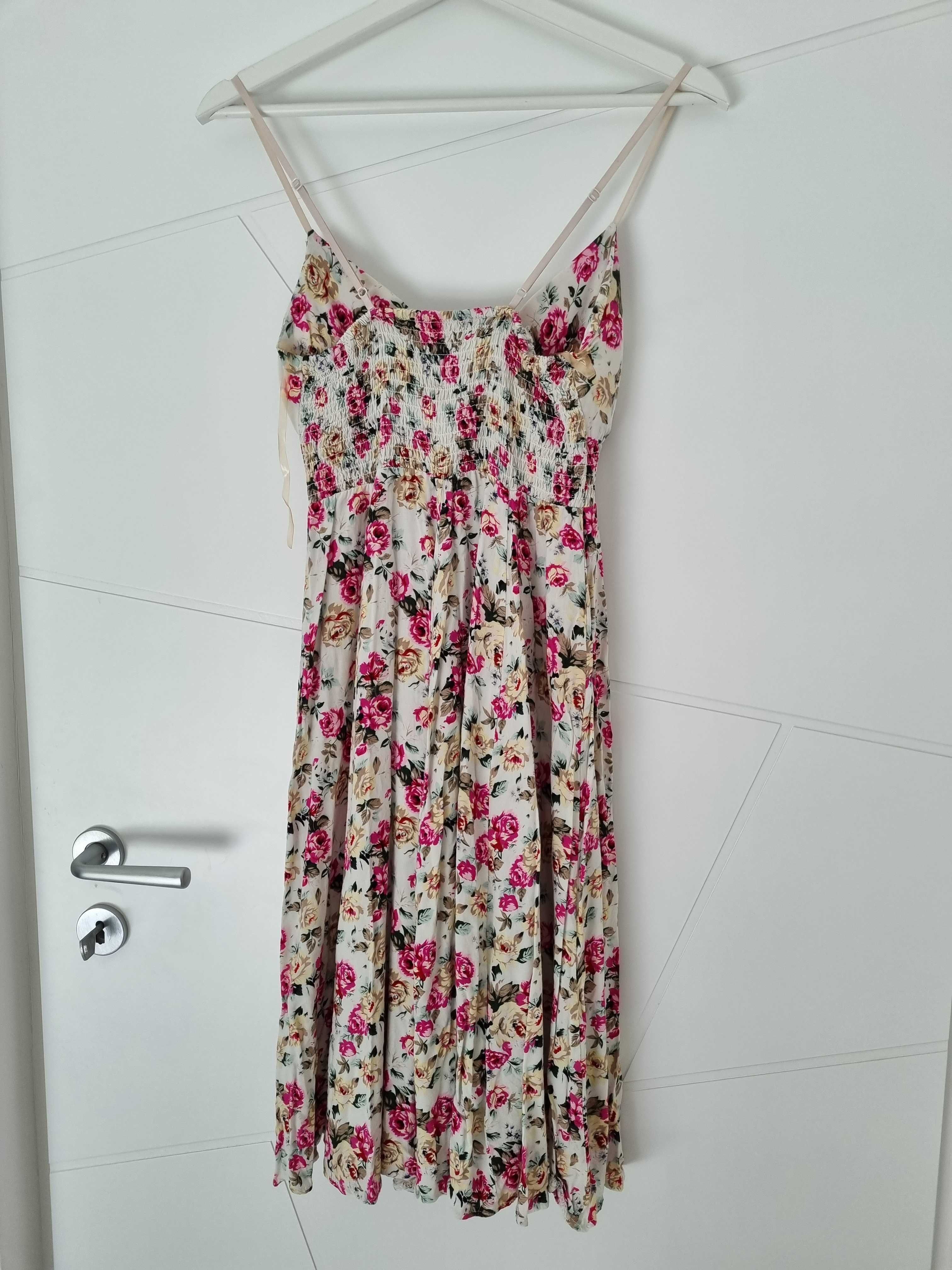 Rochie midi cu imprimeu floral