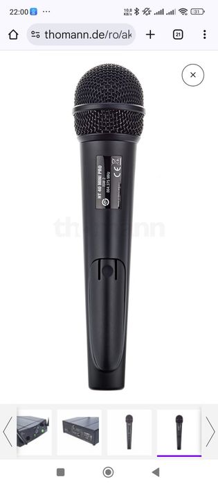 Akg wms 40 mini dual microfoane wireless  noi