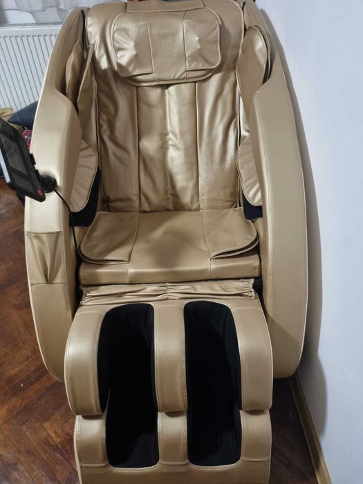 Eleganță și confort – fotoliu de masaj cu funcții inteligente