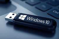 Stick USB Bootabil - Windows 10 Home sau Pro 21H2 cu licenta retail
