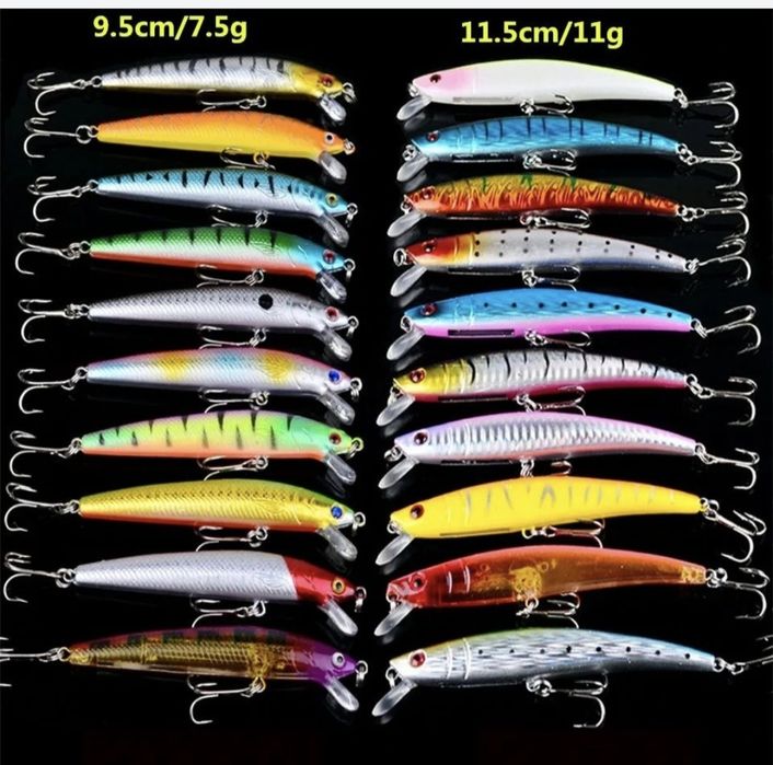 Комплект воблери и блесни