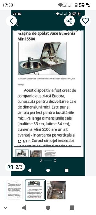 Vând mașina de spălat vase miele profesională