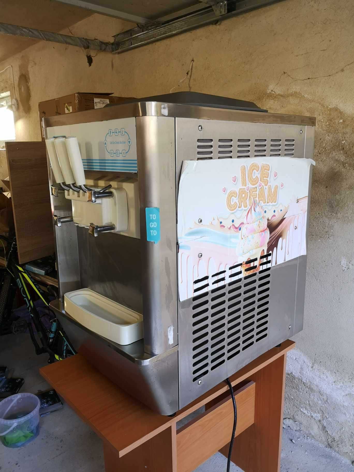 Професионална машина за италиански сладолед на монофазен ток