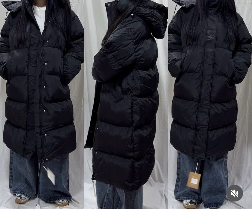 Длинная куртка на зиму