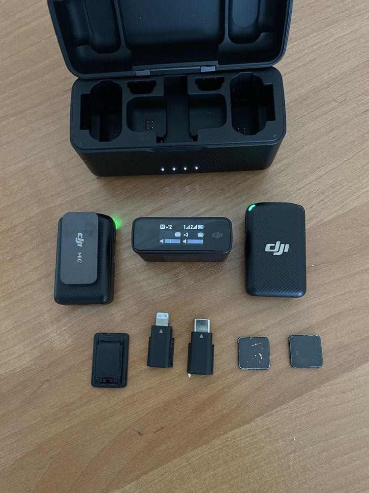 Петличка(микрофон) DJI mic 2tx +1Rx +charging case