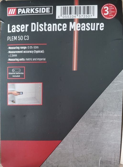 Telemetru laser Parkside