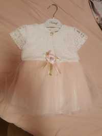 Бебешка рокля официална с болеро 12м-80размер