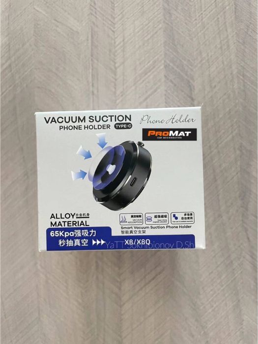 Vacuum holder. Вакумной телефон подставка