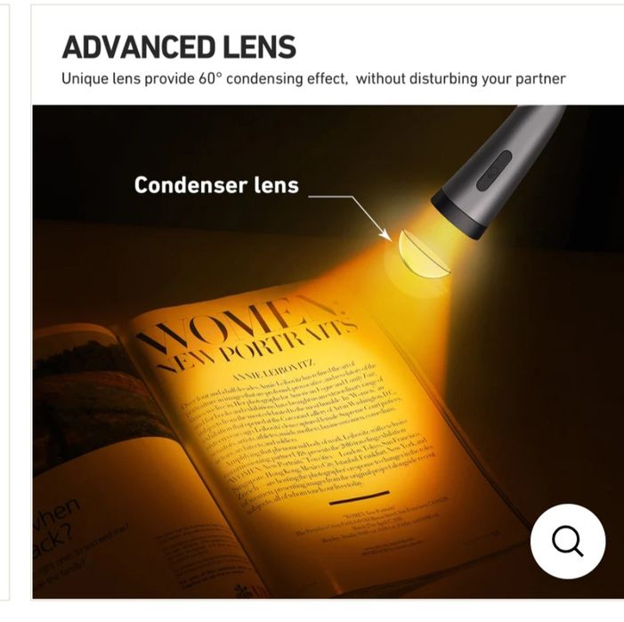 Lumină de lectură, lumină de cărți pentru citit în pat noaptea, lumină