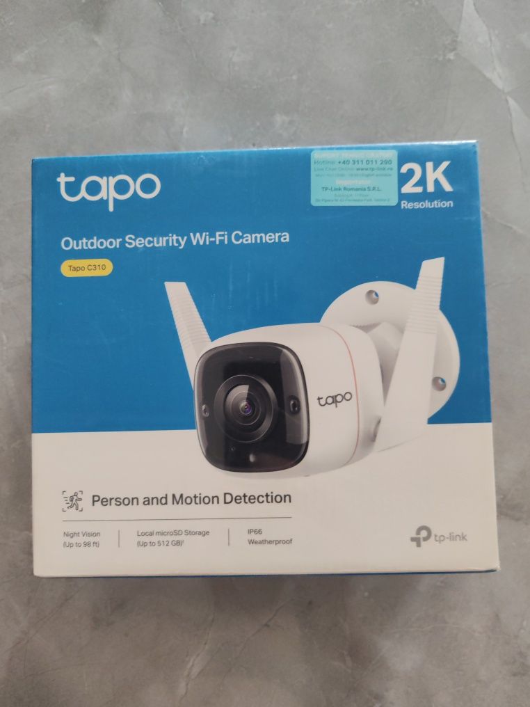 Camera wifi exterior - Tapo tp-link - SIGILATA