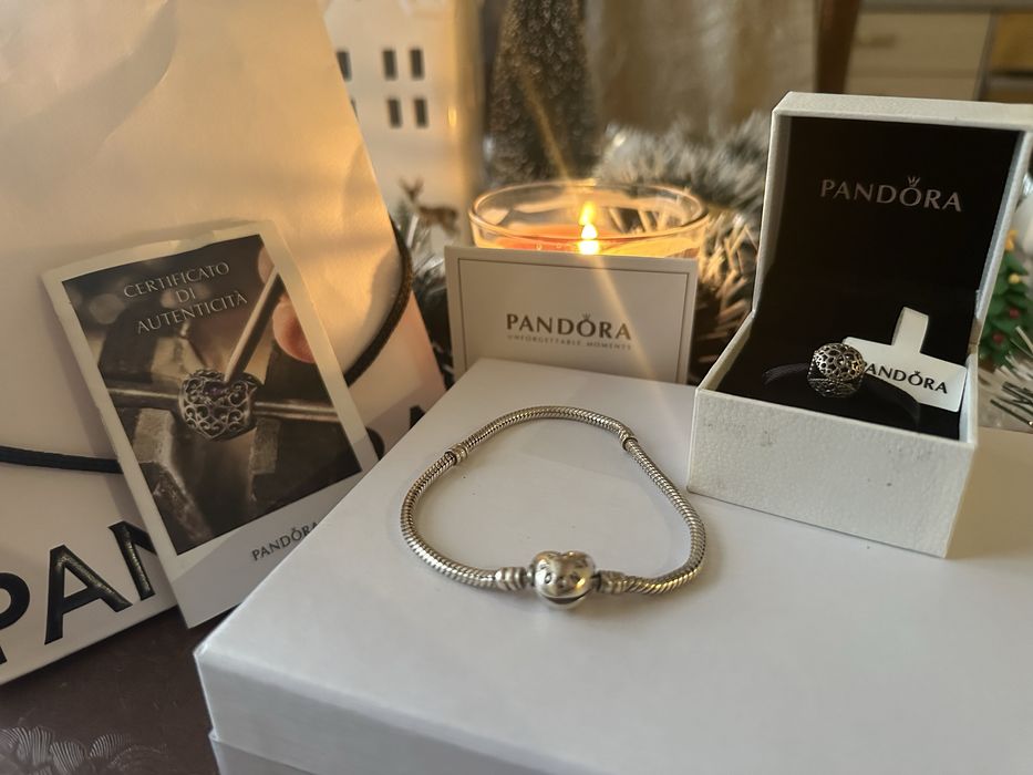 Гривна Pandora с талисман и сертификат