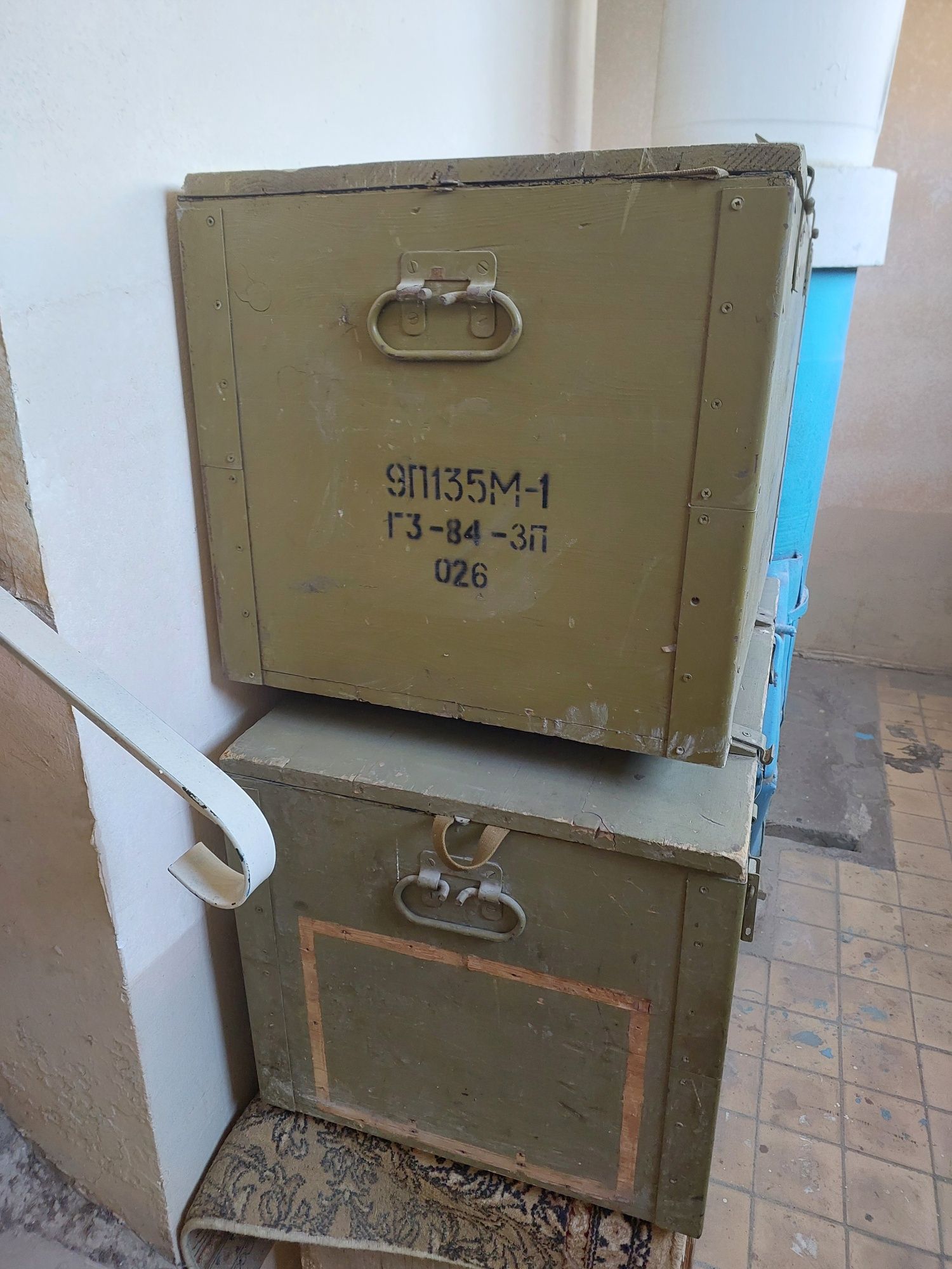 Военные ящики 2 штуки 45×50×75