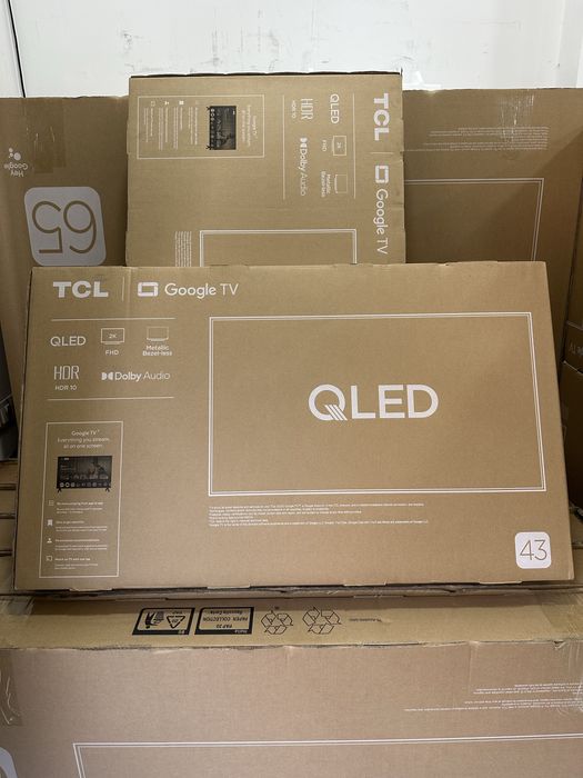 Телевизор TCL 43’ HDR QLED матрица и офисиальной