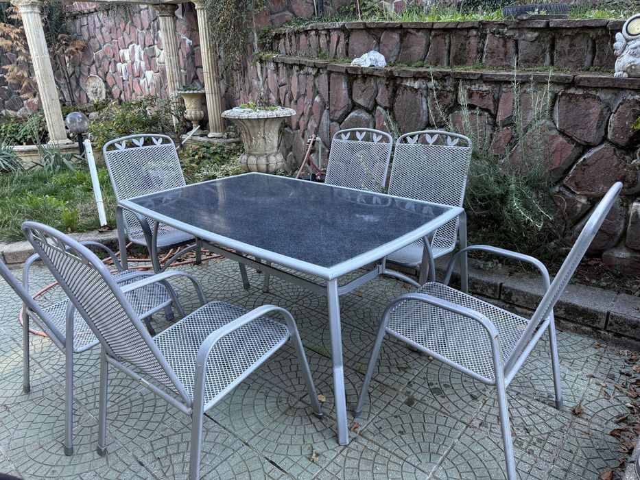 Градинска маса + 6 стола