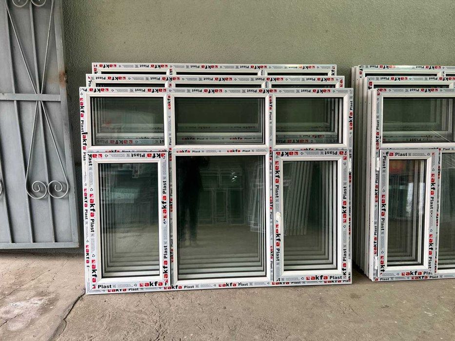 Akfa plast okna rom eshiklar Акфа окна 1400Х1600